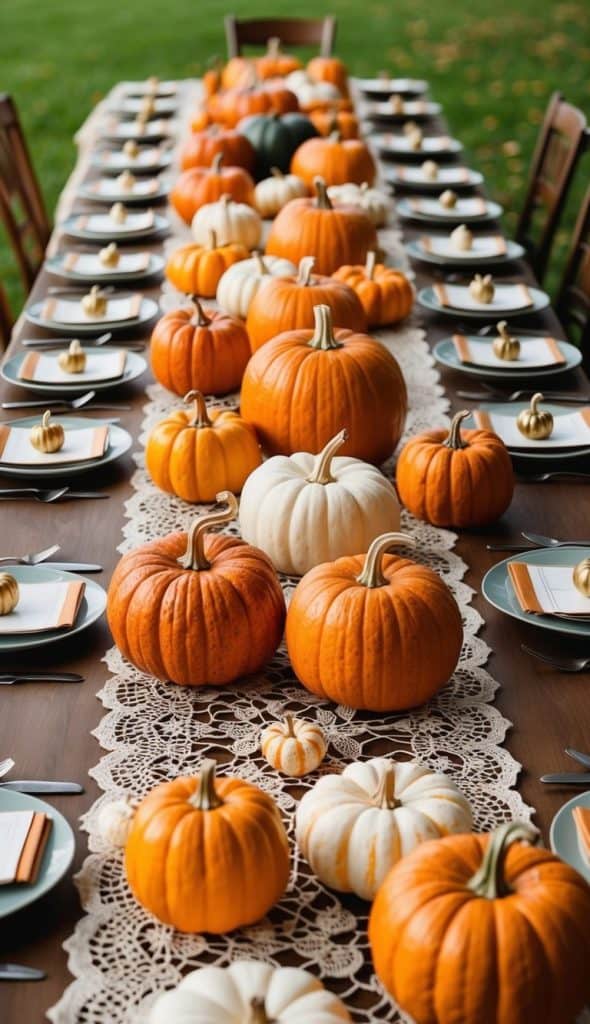 25 Pumpkin-Themed Thanksgiving Tablescape Ideas to Cozy Up Your Holiday ...