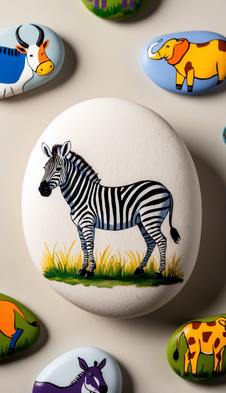 51 Animal Painted Rock Ideas for Beginner-Friendly Crafts: Adorable ...
