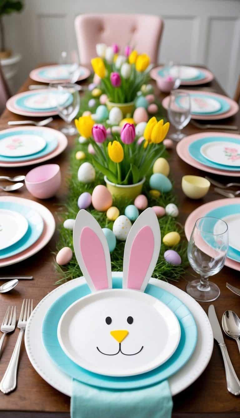 16 Bunny-Themed Easter Tablescape Ideas to Hop Up Your Holiday Decor