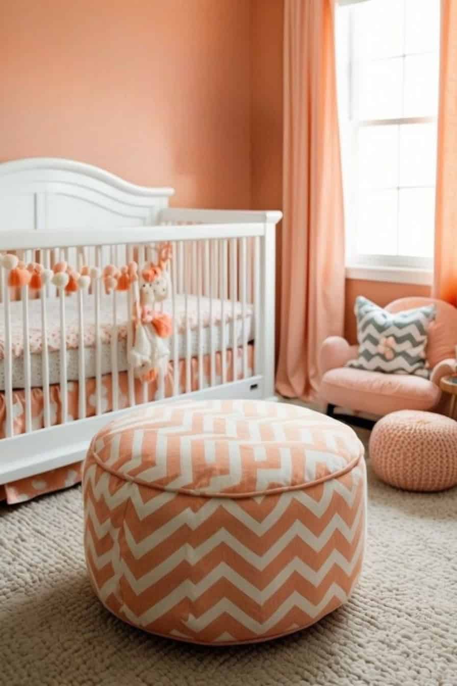 15 Coral Nursery Ideas: Vibrant Peachy Hues for a Cheerful Baby Room