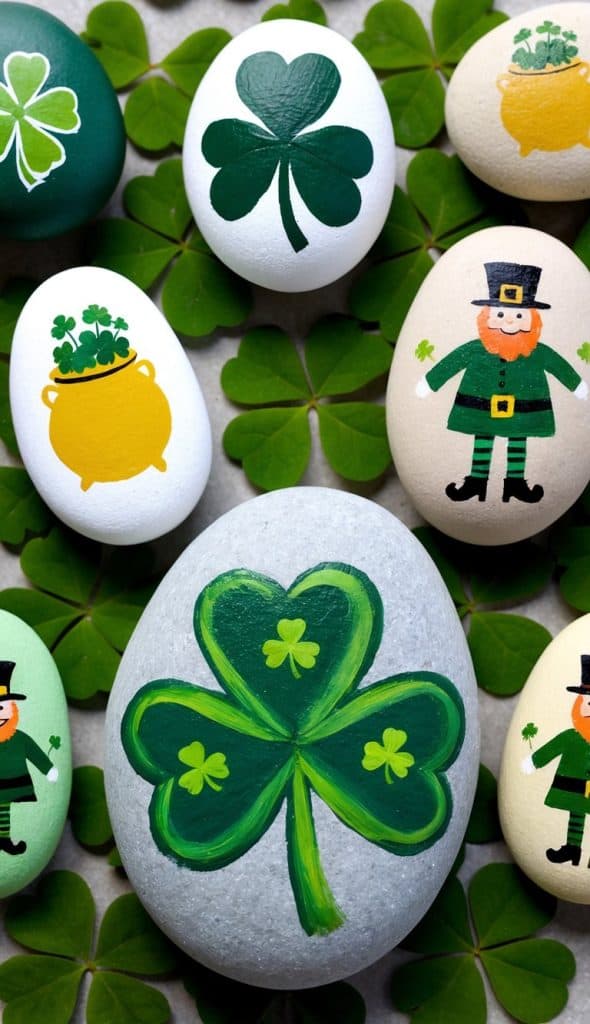 21 St. Patrick's Day Painted Rock Ideas: Creative Irish-Inspired ...