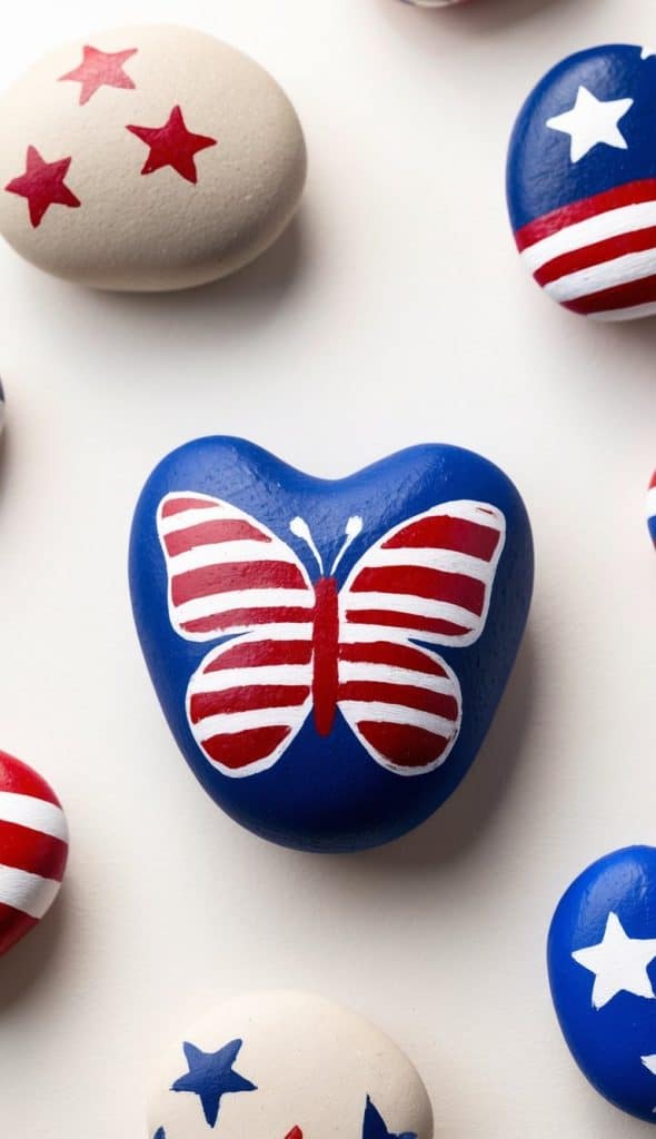 18 Patriotic Painted Rock Ideas: Creative Ways to Show Your American ...