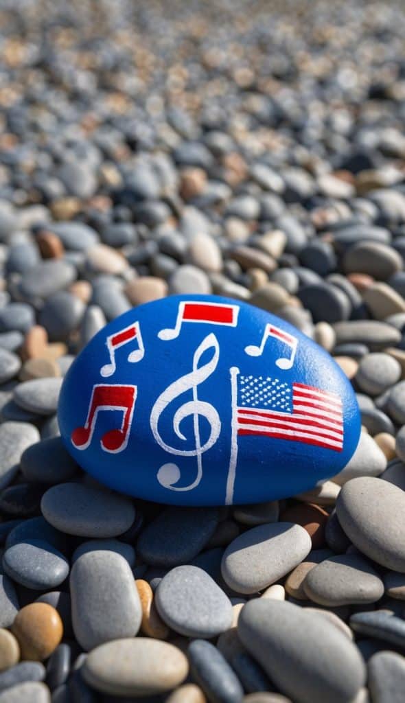 18 Patriotic Painted Rock Ideas: Creative Ways to Show Your American ...