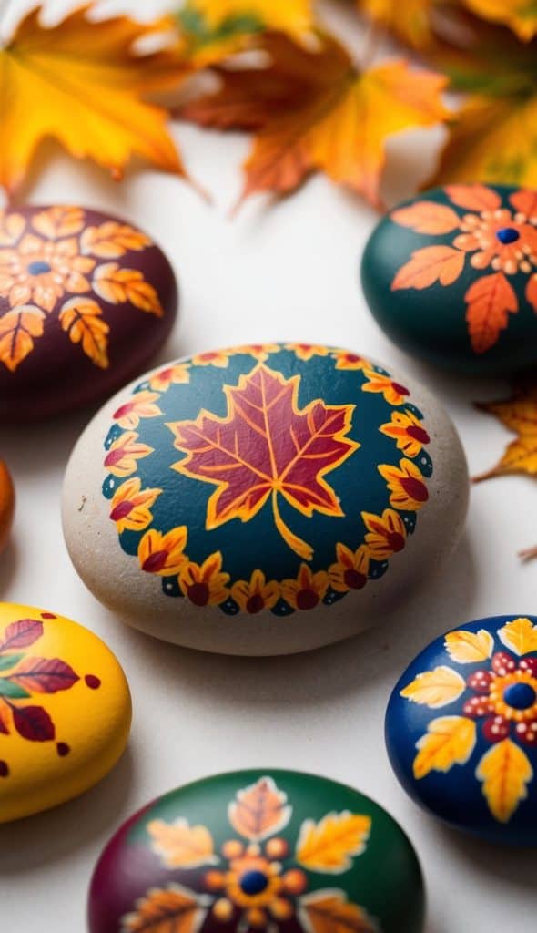 33 Autumn Painted Rock Ideas for Seasonal Decor - Today Mommy