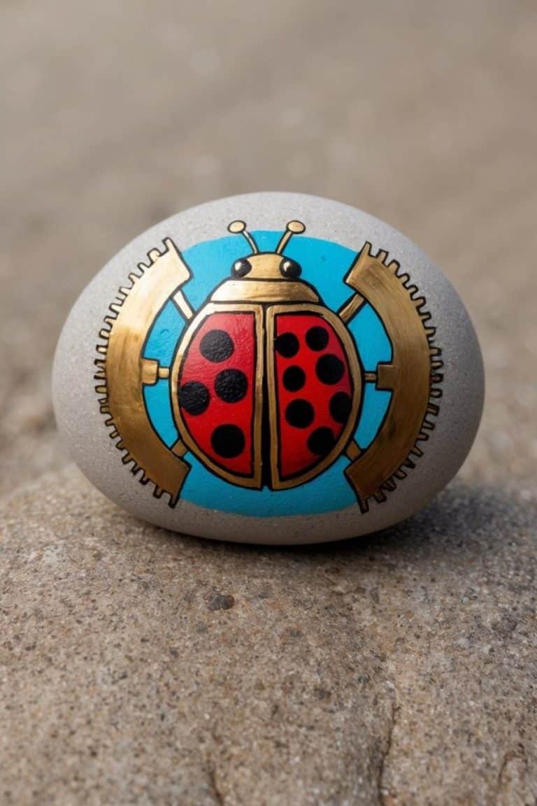 17 Ladybug Painted Rock Ideas: Creative Designs for Charming Garden ...