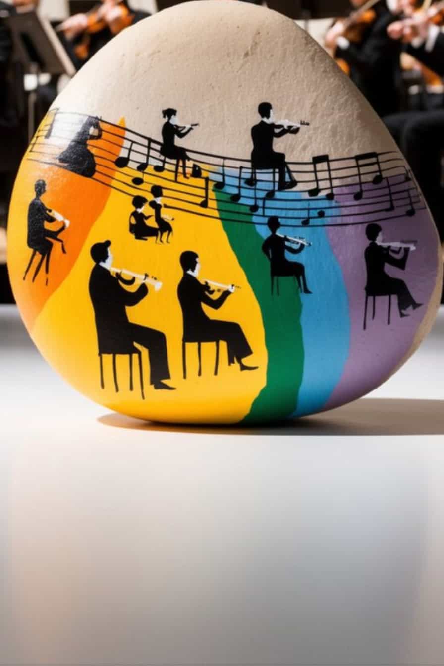 Painted Rocks Musical 32 Music Painted Rock Ideas: Creative Ways to Express Your Love for ...