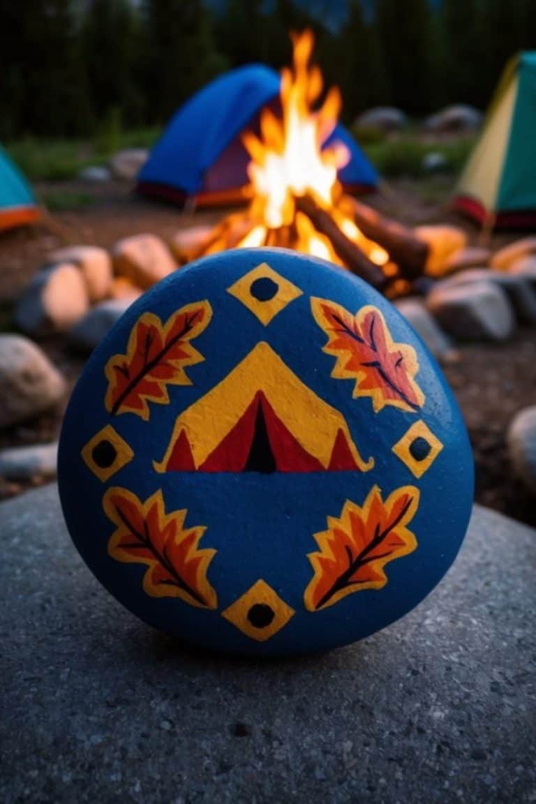 Painted Rocks Camp 30 Camping Painted Rock Ideas: Bring Nature's Magic to Your Next ...