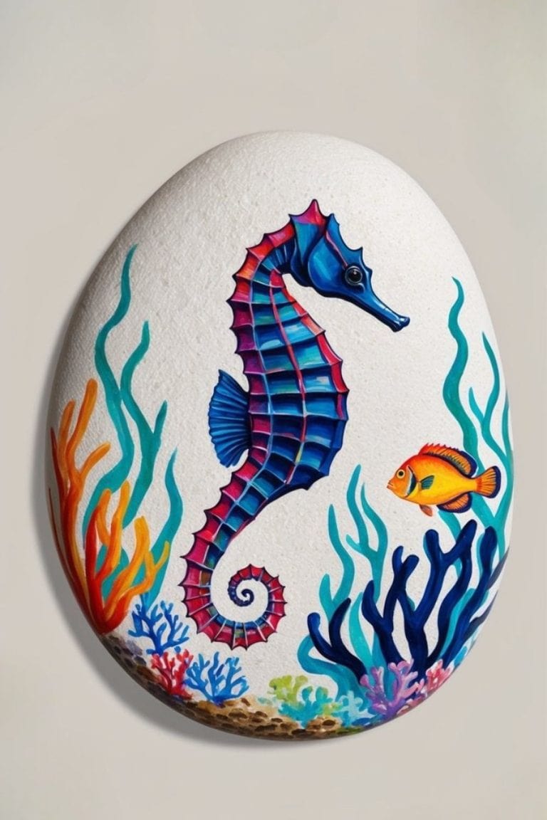 21 Ocean Painted Rock Ideas: Splash Into Nautical Creativity for Beach ...