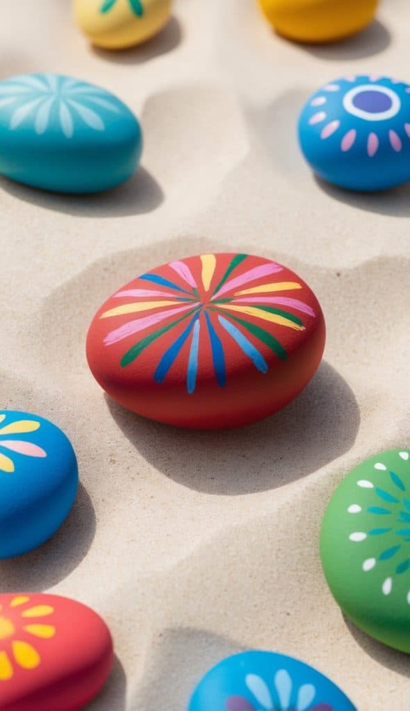 Blue Cute Rocks 23 Cute Painted Rock Ideas: Adorable Designs to Brighten Your Day