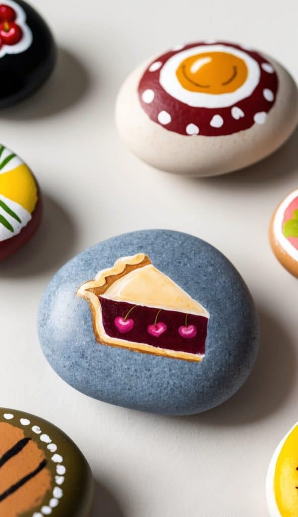 21 Food Painted Rock Ideas: Delicious Designs to Brighten Your Collection