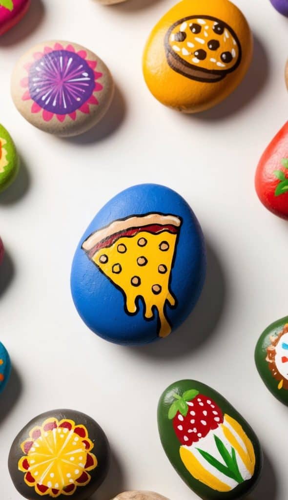 21 Food Painted Rock Ideas: Delicious Designs to Brighten Your Collection