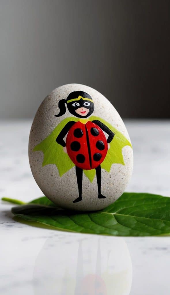 17 Ladybug Painted Rock Ideas: Creative Designs for Charming Garden ...