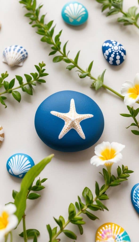 21 Ocean Painted Rock Ideas: Splash Into Nautical Creativity for Beach ...