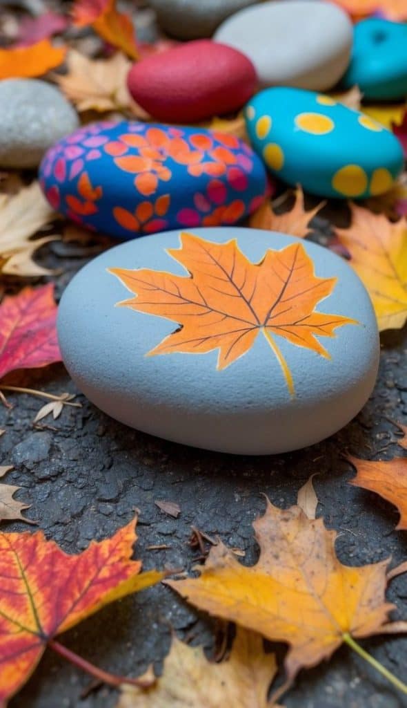 33 Autumn Painted Rock Ideas for Seasonal Decor - Today Mommy