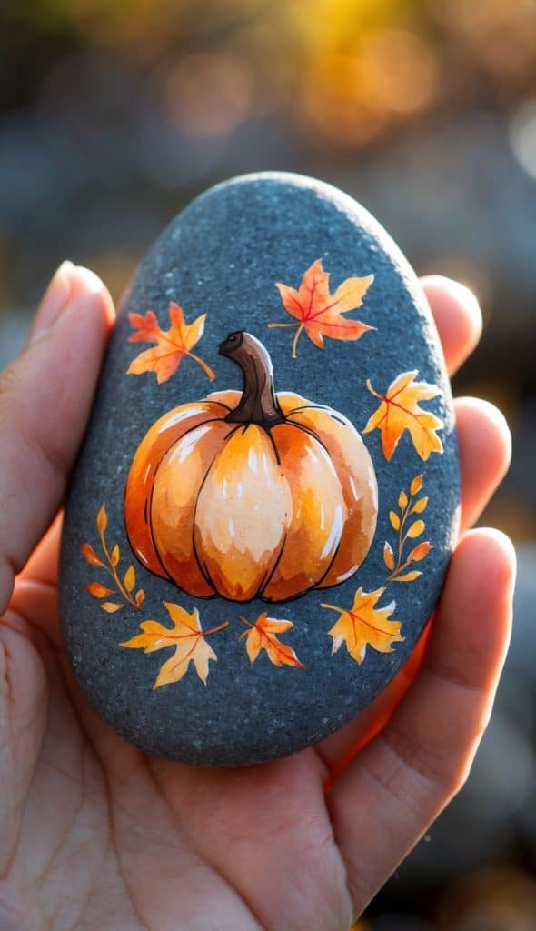 42 Pumpkin Painted Rock Ideas for Creative Fall Crafts - Today Mommy