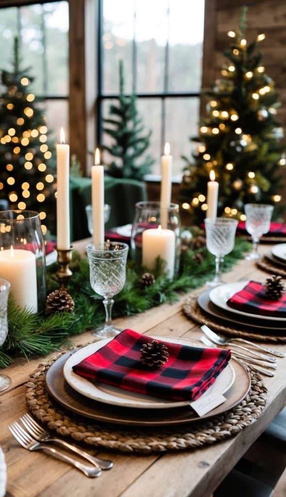 15 Farmhouse Christmas Tablescape Ideas to Create a Cozy, Country-Inspired Christmas