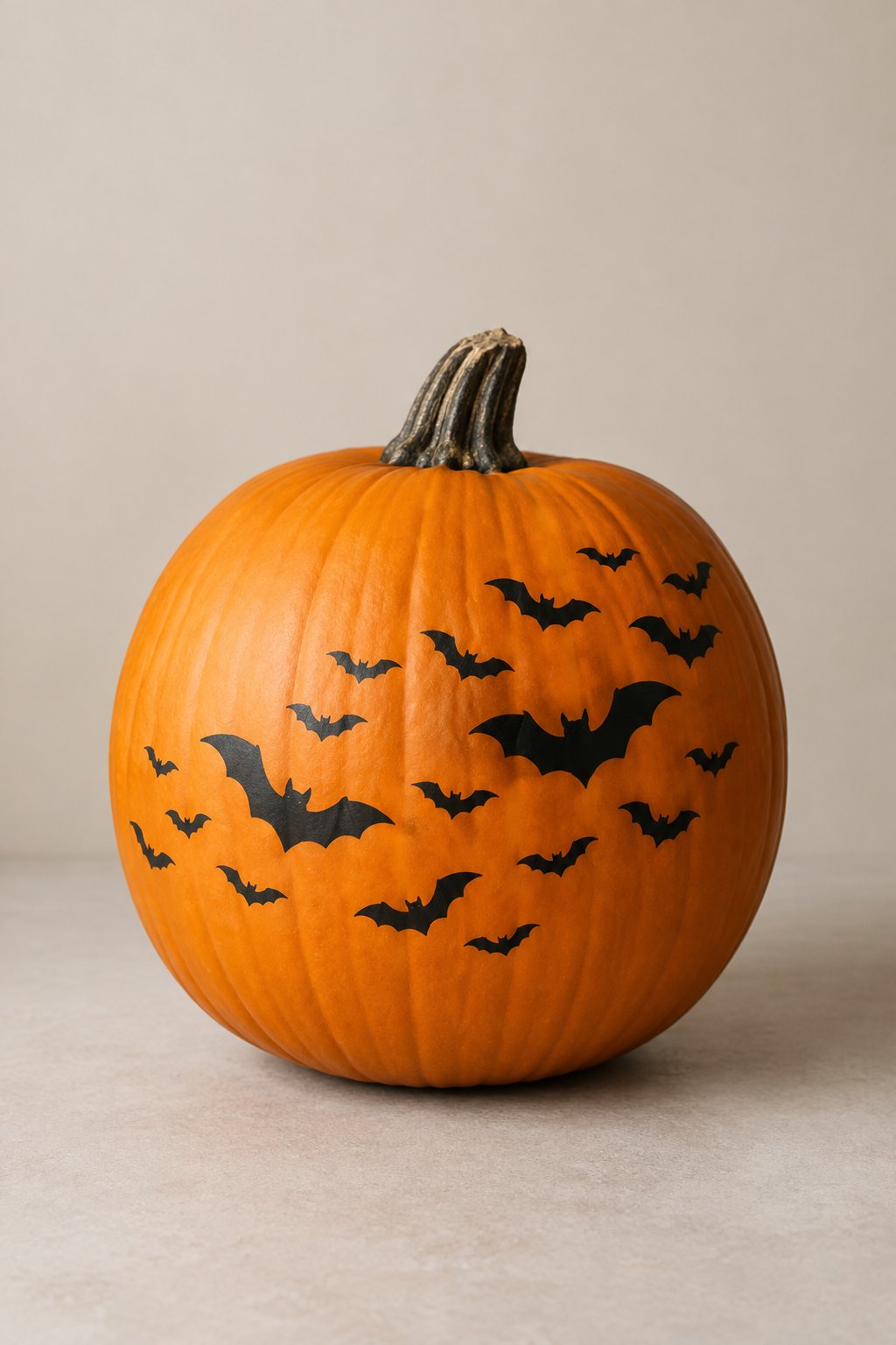 Bat Flock Pattern - bat painted pumpkin