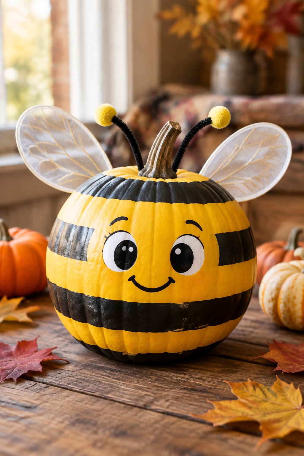 Busy Bee Storybook Pumpkin - book character pumpkins