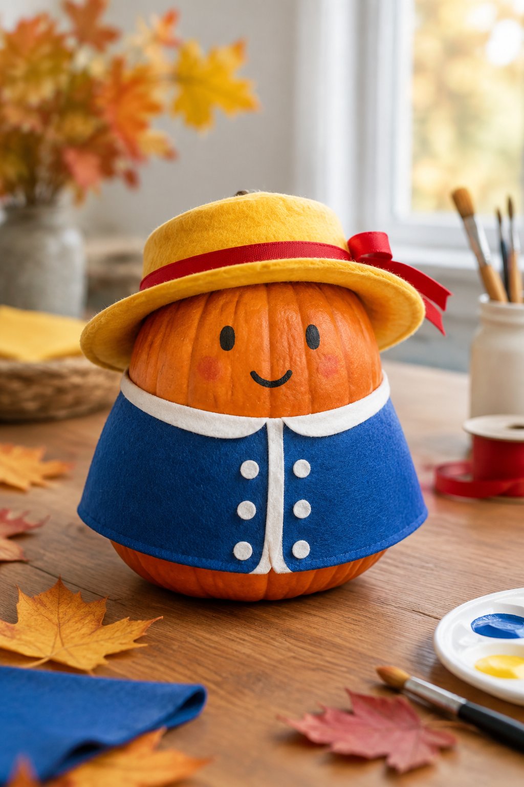Madeline Storybook Pumpkin - book character pumpkins
