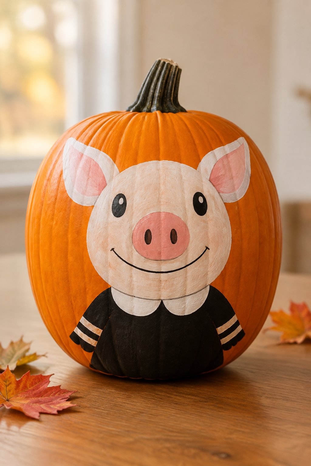 Olivia the Pig Pumpkin - book character pumpkins