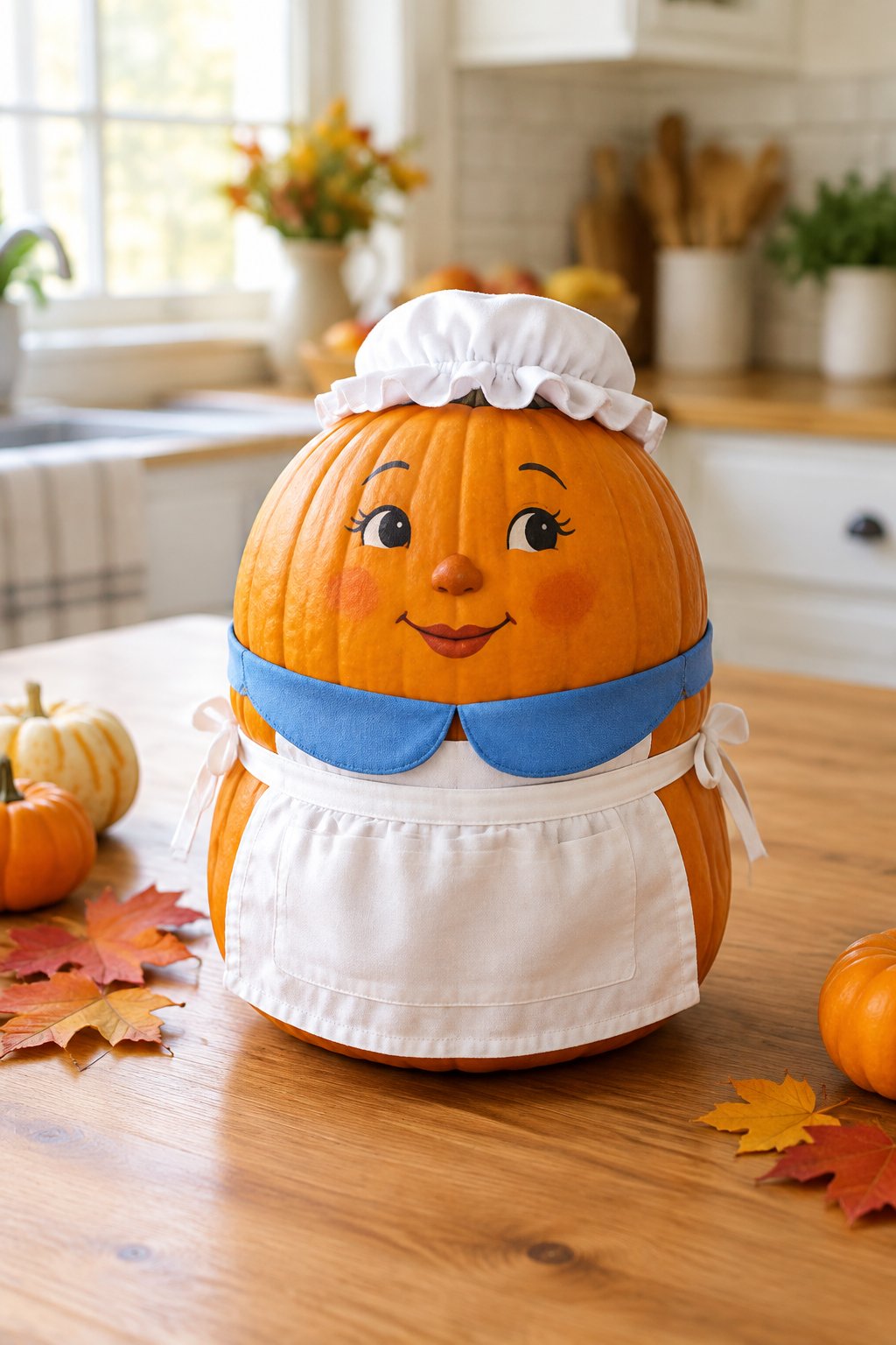 Amelia Bedelia Apron Pumpkin - book character pumpkins