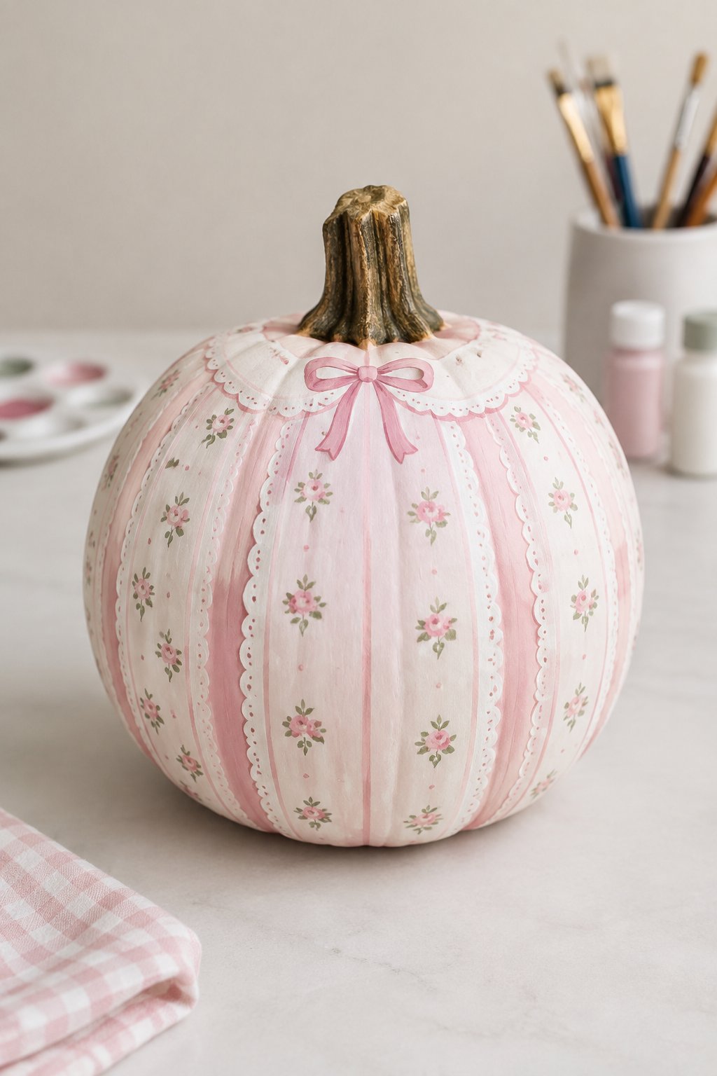 Cindy Lou Nightgown - grinch pumpkin painting