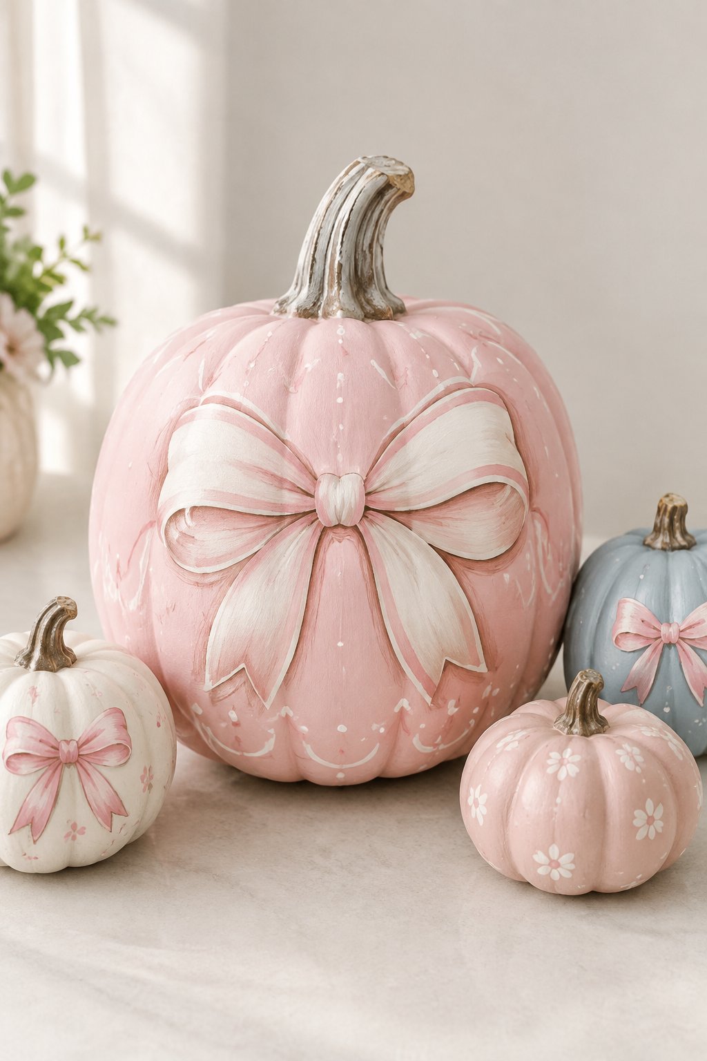 Cindy Lou Bow - grinch pumpkin painting
