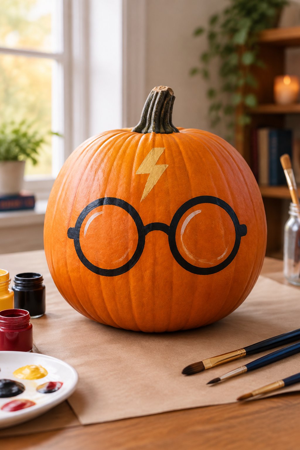 Half Moon Spectacles - harry potter pumpkin painting