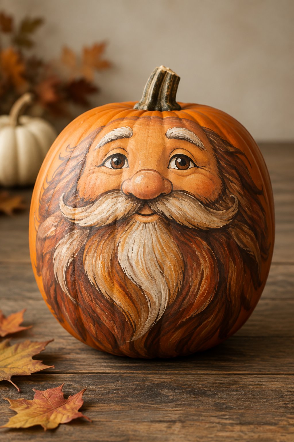 Gentle Giant Beard - harry potter pumpkin painting