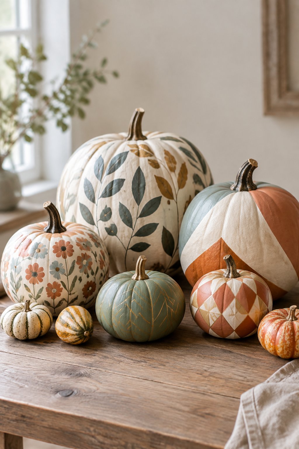 Name Pumpkin - painted pumpkin ideas for kids
